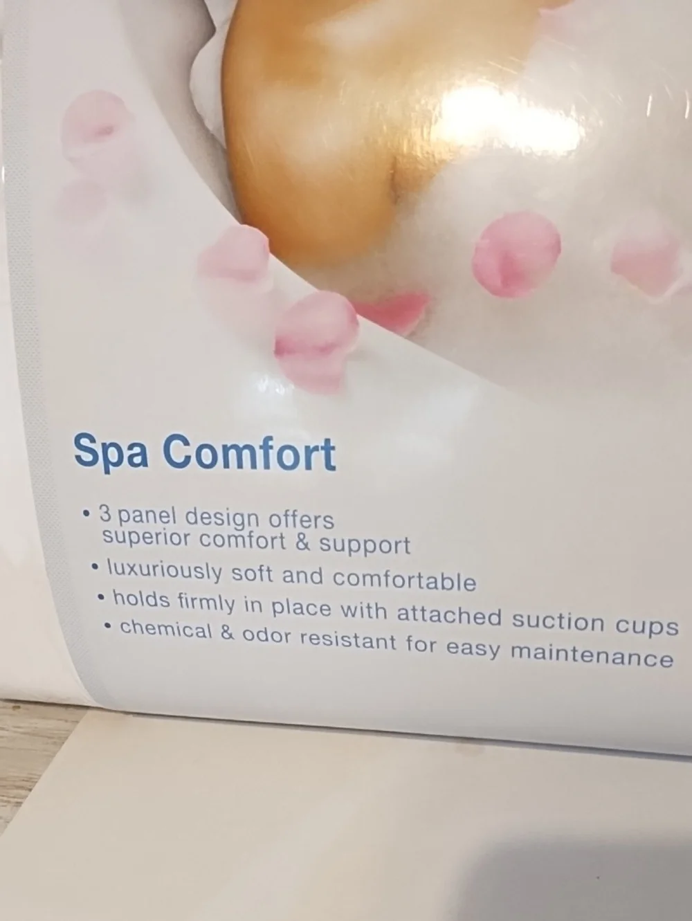NEW Luxury Spa Bath Pillow - White